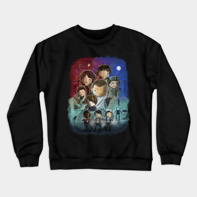 Stranger things Crewneck Sweatshirt by makygassin